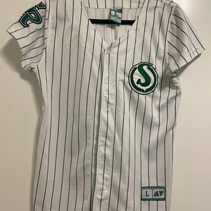Roughrider baseball jersey size large